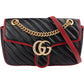 Gucci Monogram Matelassé Leather GG Marmont Crossbody Bag