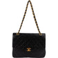 Chanel Quilted Lambskin 24K Gold Double Flap Shoulder Bag