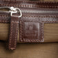 Fendi Monogram FF Zucca Canvas Diagonal Triangle Zip Large Shoulder Bag