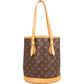 Louis Vuitton Monogram Canvas Bucket PM Shoulder Bag