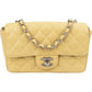 Chanel Quilted Caviar Leather Palladium Mini Rectangular Single Flap Crossbody Bag