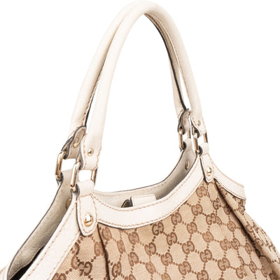Gucci Monogram GG Sukey Large Hobo Shoulder Bag