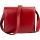 Celine Small Triomphe aus rotem Box-Kalbsleder – Ansicht 3