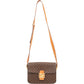Celine Macadam Canvas Triomphe Flap Crossbody Bag