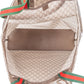 Gucci Monogram GG Vinyl Web See-Through Large Tote Travel Shoulder Handbag