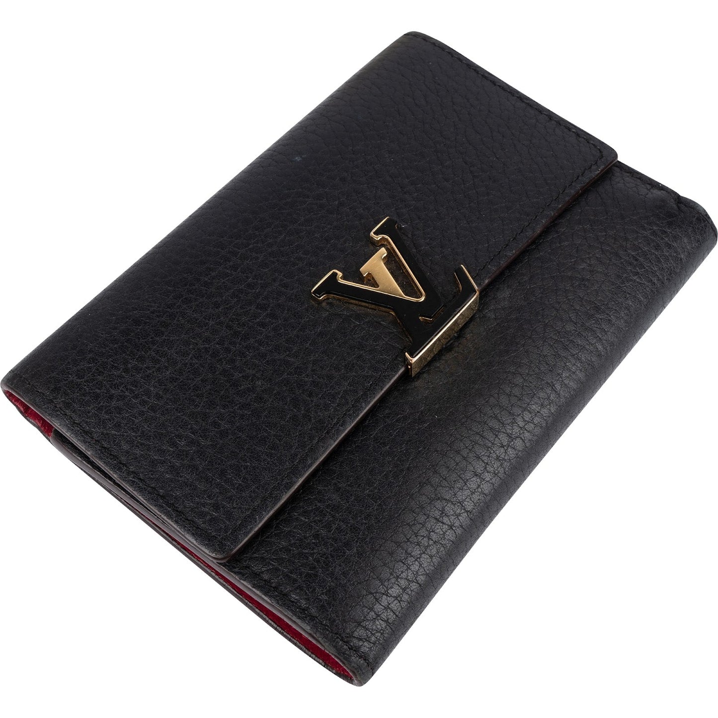 Louis Vuitton Taurillon Leather Capucines Compact Wallet