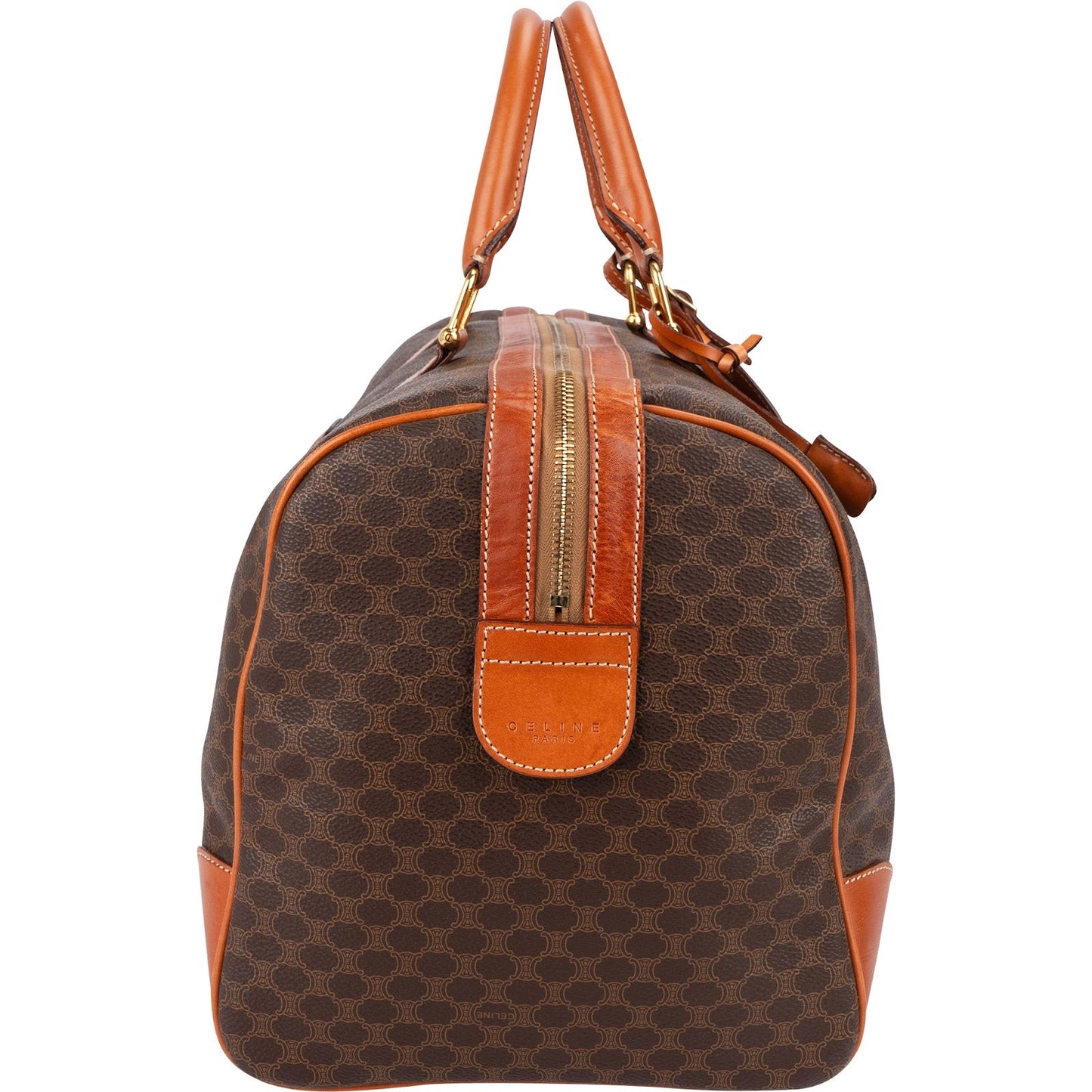 Celine Monogram Macadam Canvas Boston 45 Travel Bag