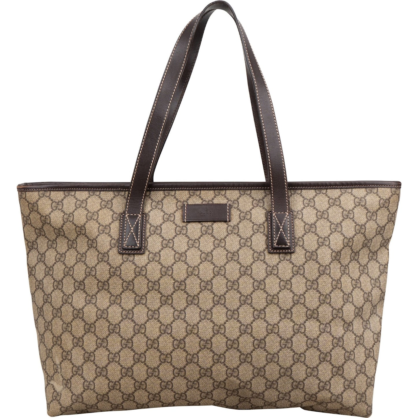 Gucci Monogram GG Supreme Tote Handbag
