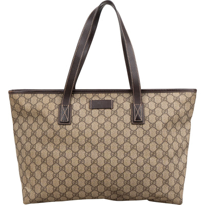 Gucci Monogram GG Supreme Tote Handbag