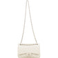 Chanel Quilted Caviar Leather Palladium Jumbo Double Flap Crossbody Bag