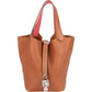 Hermès Brown Taurillon Clemence Picotin Lock 18 (PM) Handbag