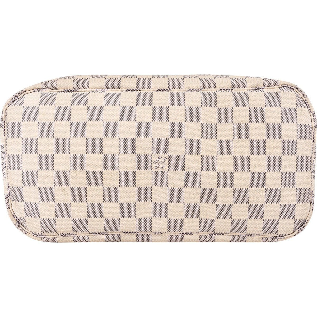 Louis Vuitton Monogram Damier Azur Canvas Neverfull MM Shoulder Bag