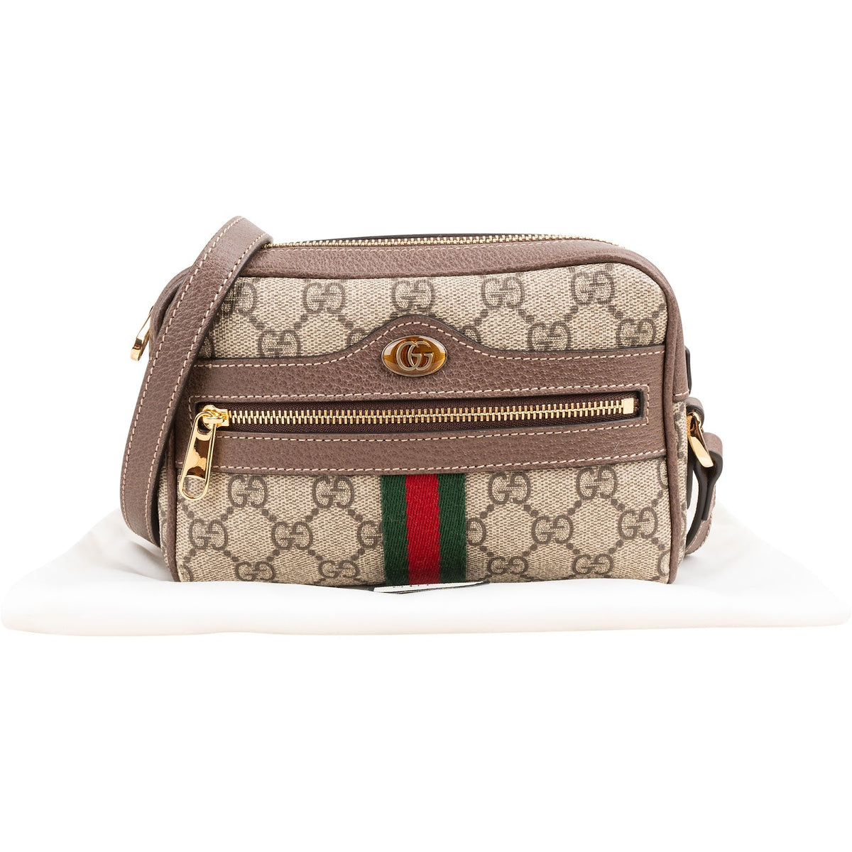 Gucci Monogram GG Supreme Ophidia Mini Crossbody Bag