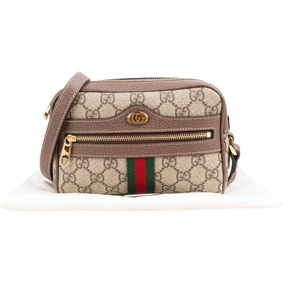 Gucci Monogram GG Supreme Ophidia Mini Crossbody Bag