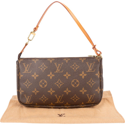 Louis Vuitton Monogram Canvas Pochette Accessoires Handbag