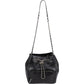 Chanel Quilted Calfskin CC Chain Drawstring Bucket Shoulder Bag