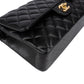 Chanel Quilted Caviar Leather Gold Medium Double Flap Crossbody Bag