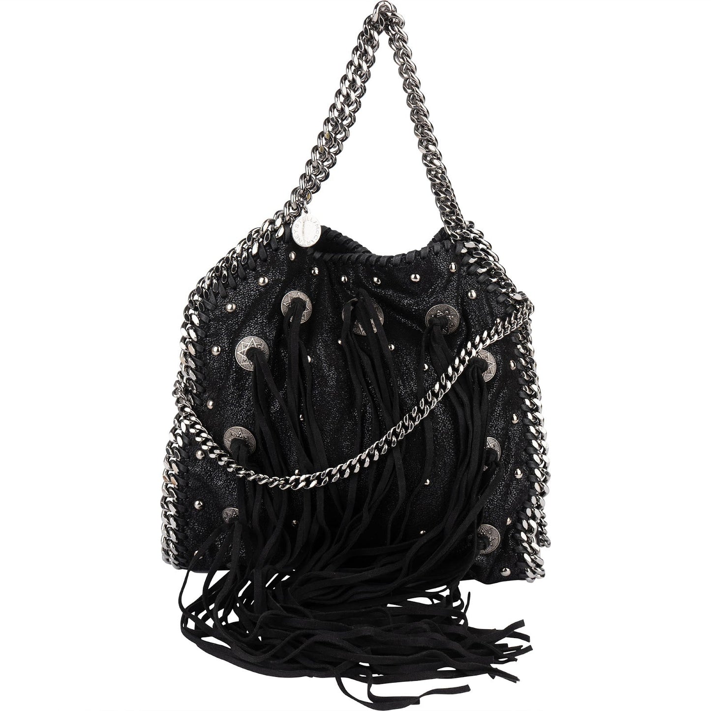 Stella McCartney Falabella Studded Fringe Tote Shoulder Bag