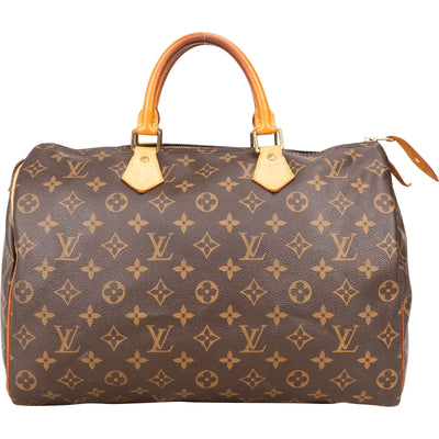Louis Vuitton Monogram Canvas Speedy 35 Handbag