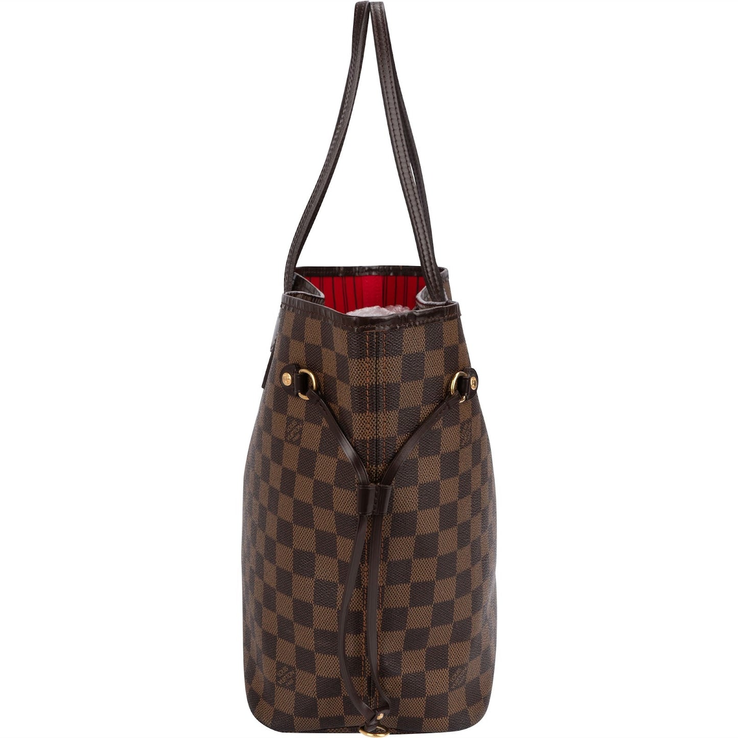Louis Vuitton Monogram Damier Ebene Canvas Neverfull MM Shoulder Bag