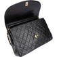 Chanel Quilted Lambskin 24K Gold Single Flap Shoulder Bag