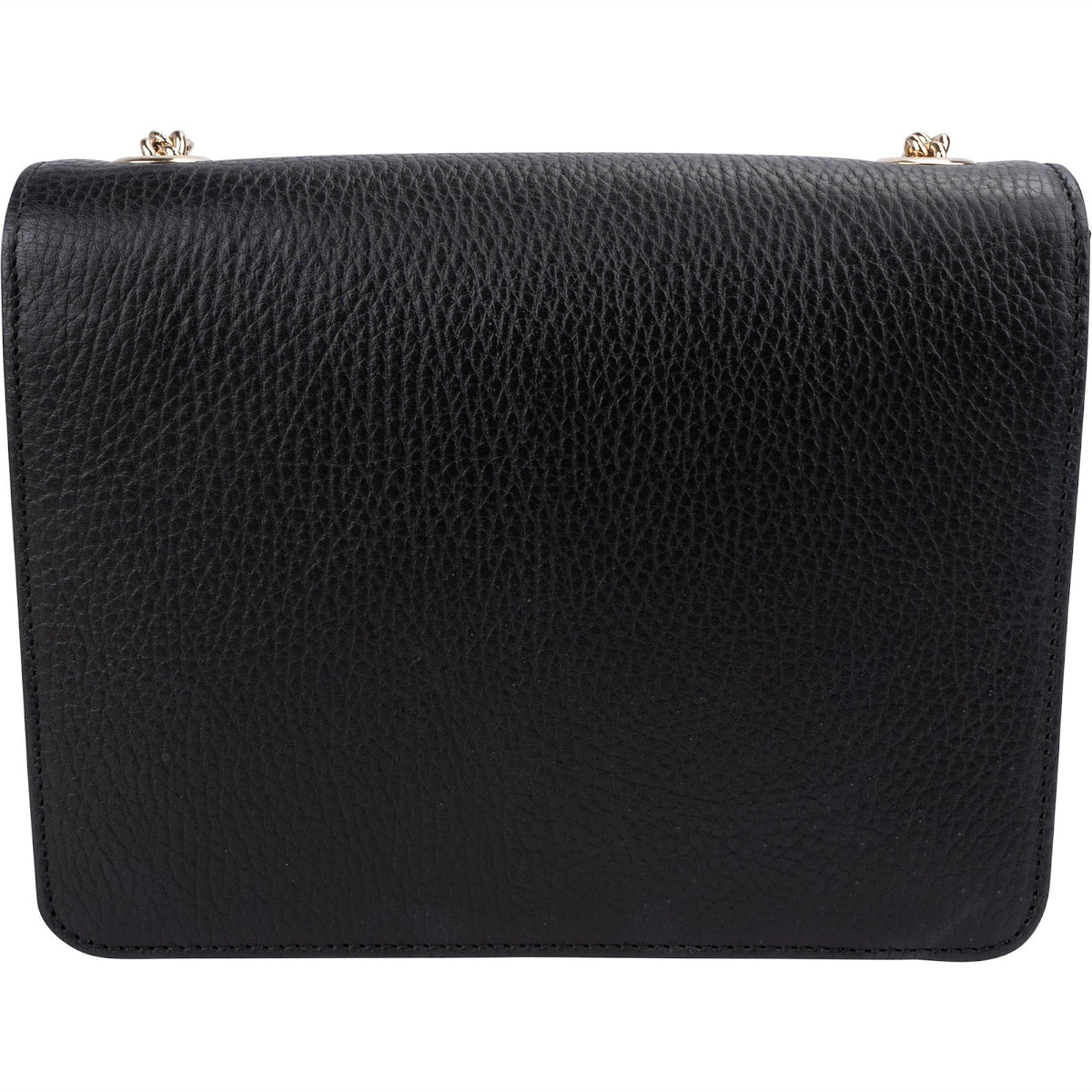 Gucci Grained Leather Interlocking GG Shoulder Crossbody Bag
