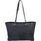Chanel Denim Deauville Tote Shoulder Bag