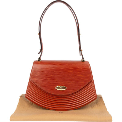 Louis Vuitton Cognac Epi Leather Tilsitt Shoulder Bag