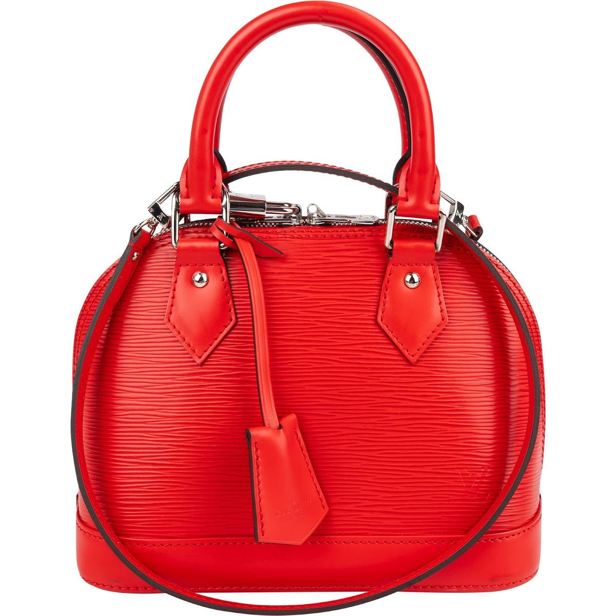 Louis Vuitton Alma BB aus rotem Epi-Leder – Vorderansicht