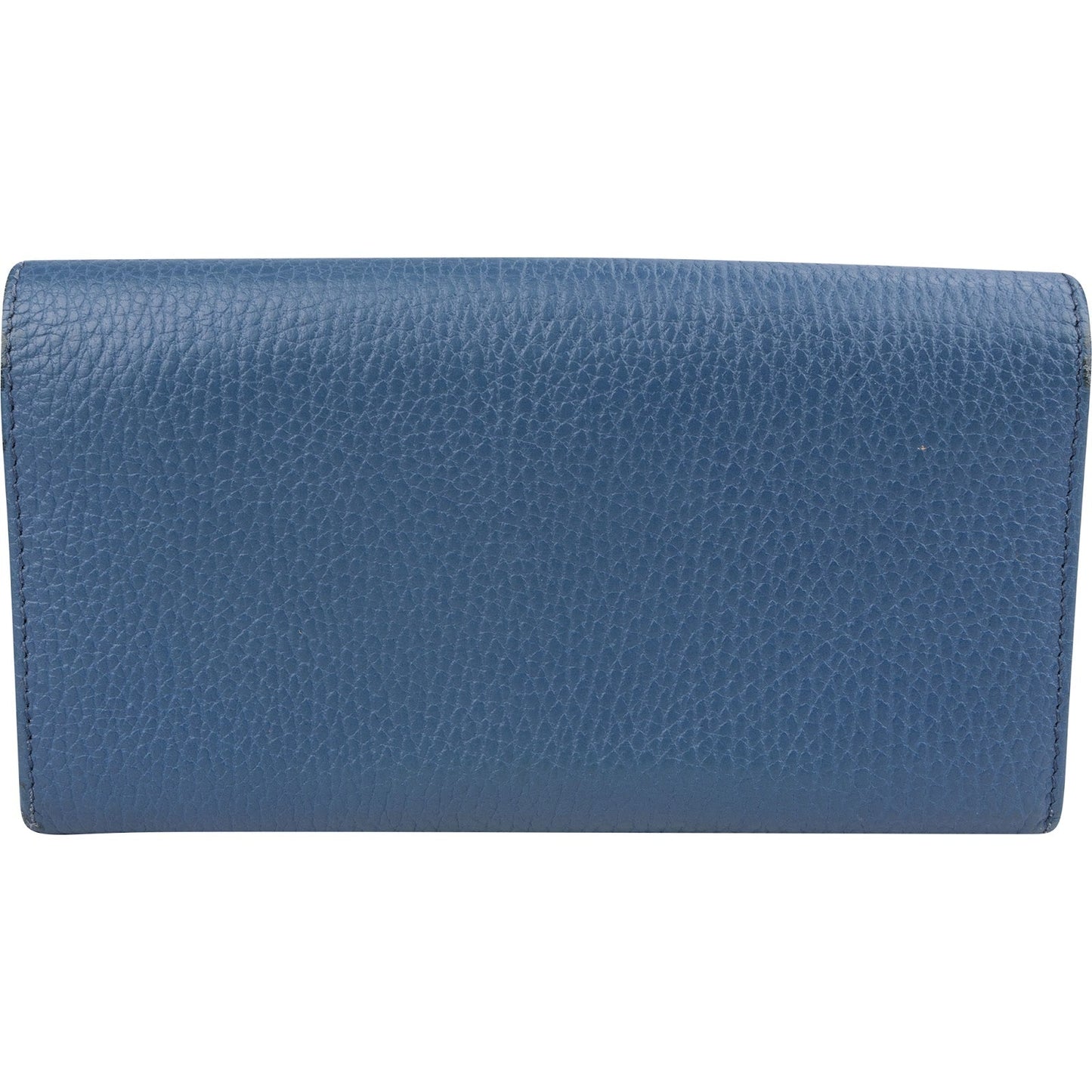 Gucci Pebbled Leather Interlocking GG Continental Wallet