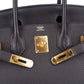 Hermès Prunoir Deep Blue Togo Leather Birkin 30 Handbag