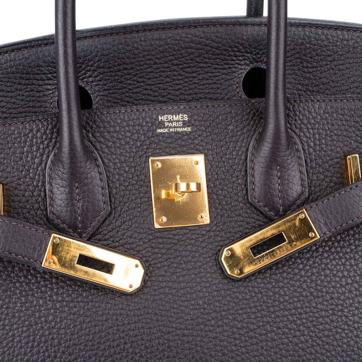 Hermès Prunoir Deep Blue Togo Leather Birkin 30 Handbag