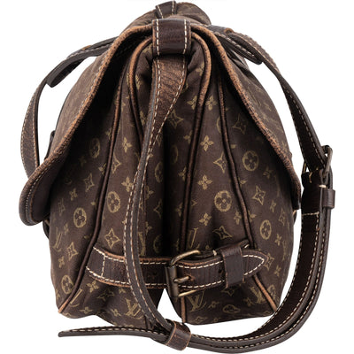Louis Vuitton Monogram Mini Lin Saumur 30 Crossbody Bag