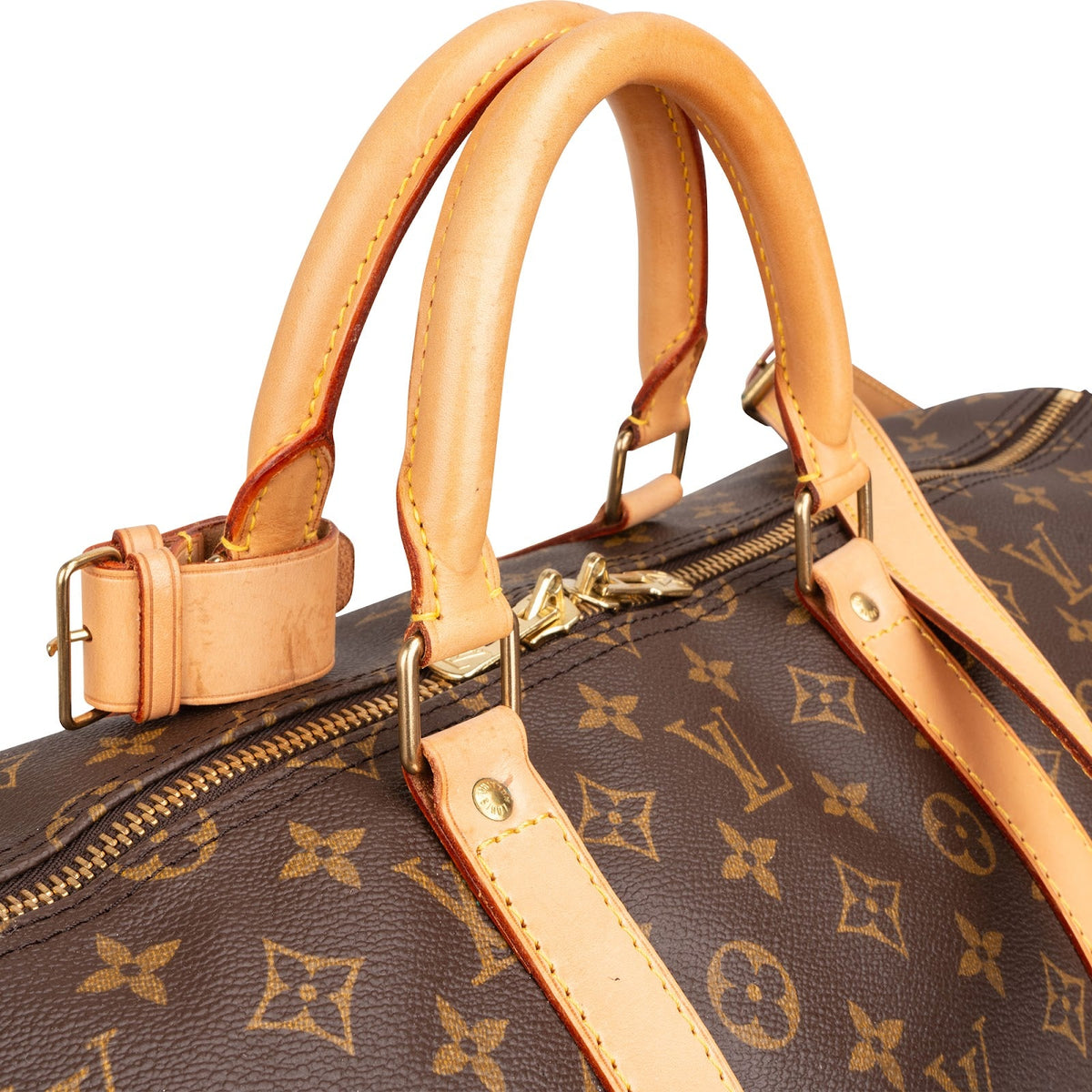 Louis Vuitton Monogram Canvas Keepall 55 Bandoulière Travel Bag