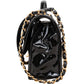 Chanel Quilted Patent Leather Top Handle Handbag
