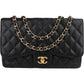 Chanel Quilted Caviar Leather Jumbo Single Flap Crossbody Bag