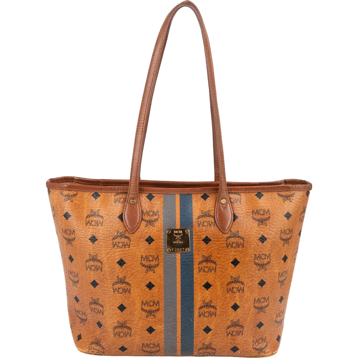 MCM Monogram Visetos Monogram Liz Shoulder Bag