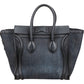 Celine Luggage Tote aus Denim und Leder – Ansicht 4