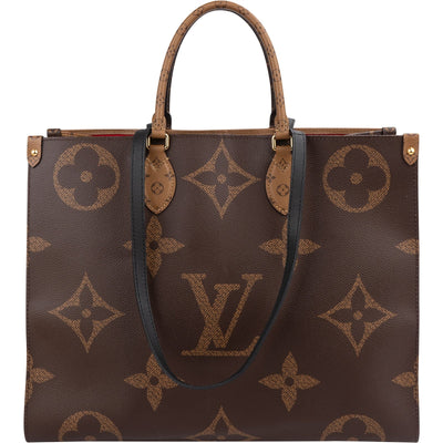 Louis Vuitton Monogram Giant Reverse OnTheGo GM Handbag