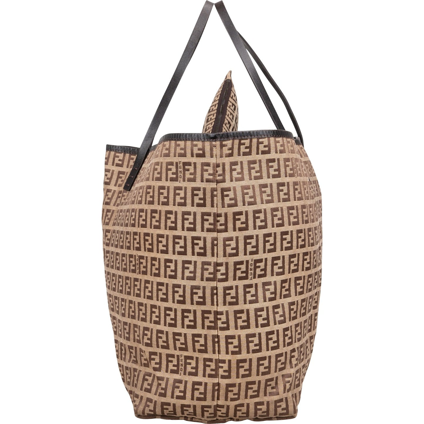 Fendi Monogram FF Nylon Tote Shopper Handbag