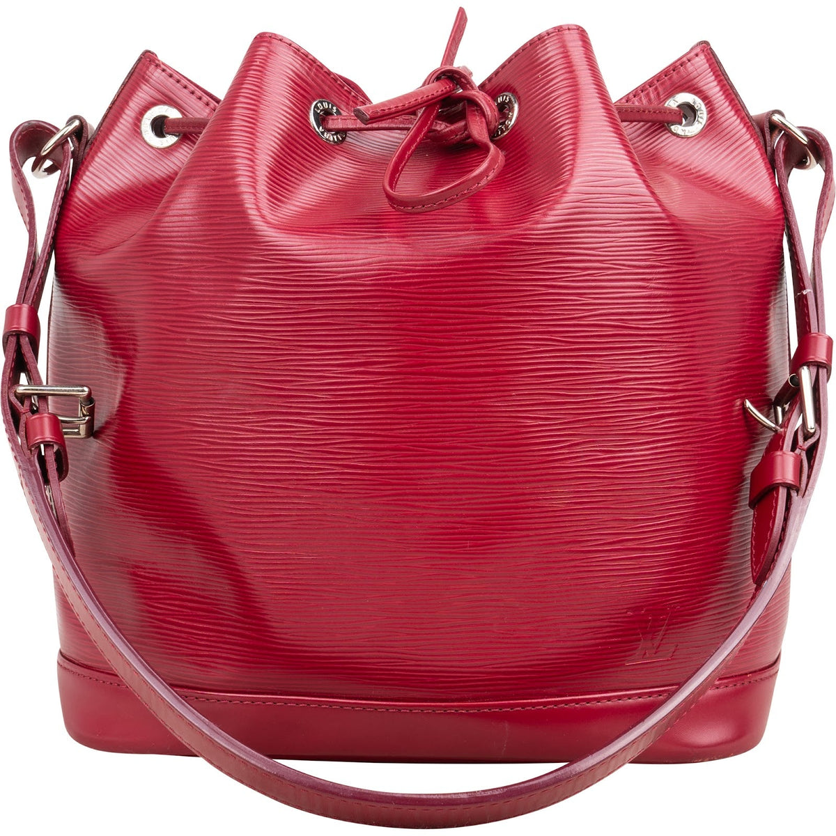 Louis Vuitton Red Epi Leather NM Sac Noé Petit Shoulder Bag