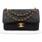 Chanel Quilted Lambskin Small 24K Gold Double Flap Shoulder Bag