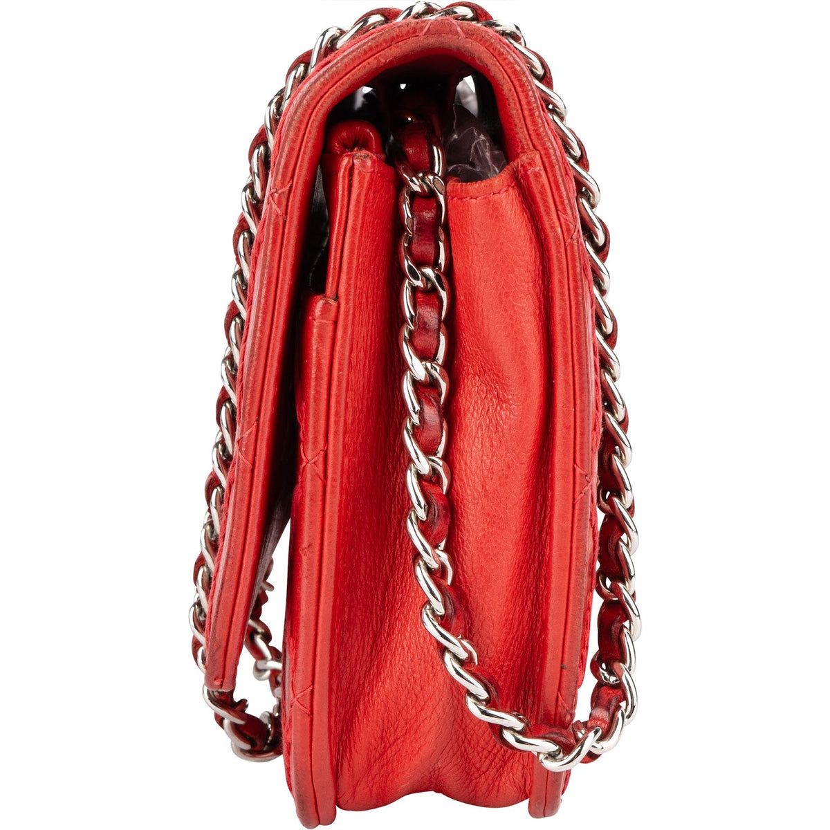 Chanel Stitching Leather Wallet on Chain Crossbody Bag