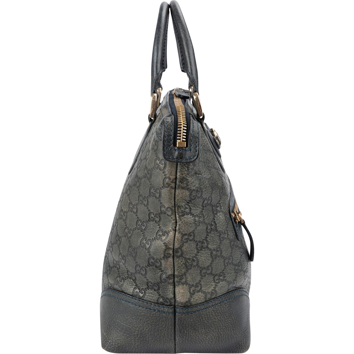 Gucci Guccissima Leather Horsebit Hobo Handbag