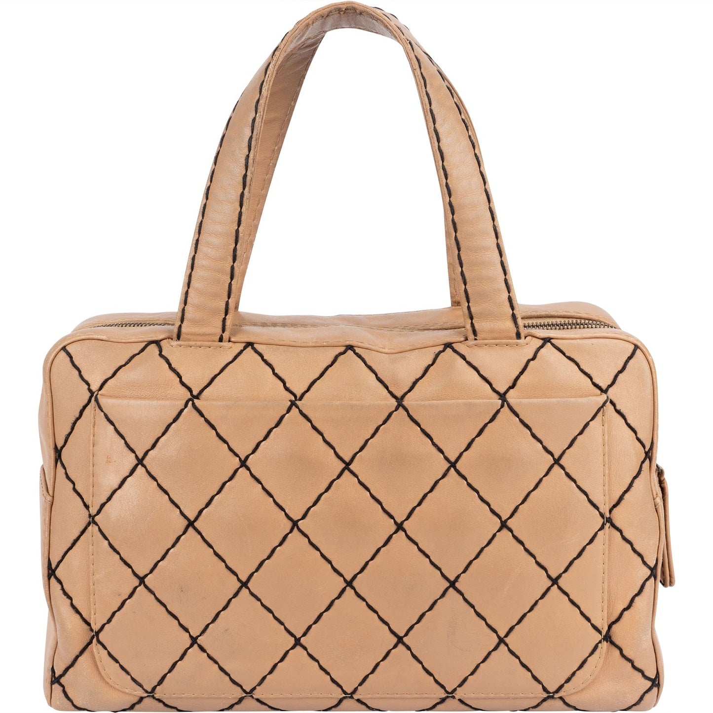 Chanel Stitching Leather CC Handbag
