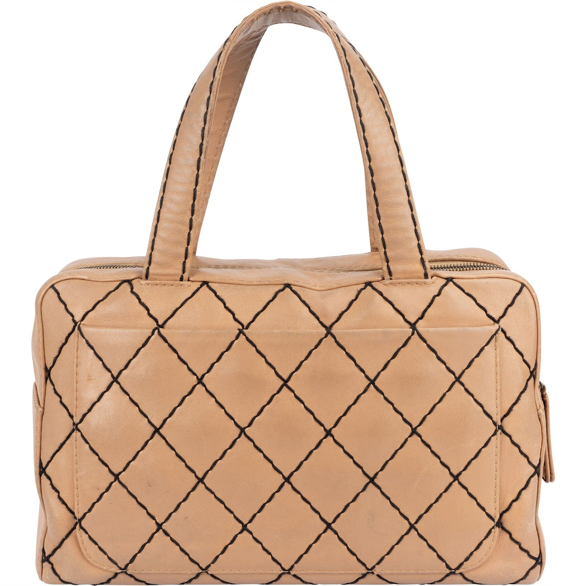 Chanel Stitching Leather CC Handbag