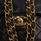 Chanel Quilted Lambskin 24K Gold Small Double Flap Shoulder Bag