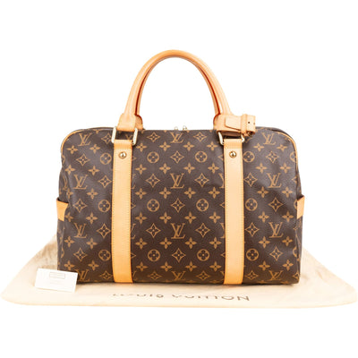 Louis Vuitton Monogram Canvas Carryall Weekender Handbag