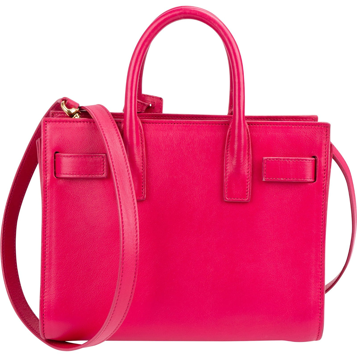 Saint Laurent Sac De Jour aus rosa Leder – Ansicht 4