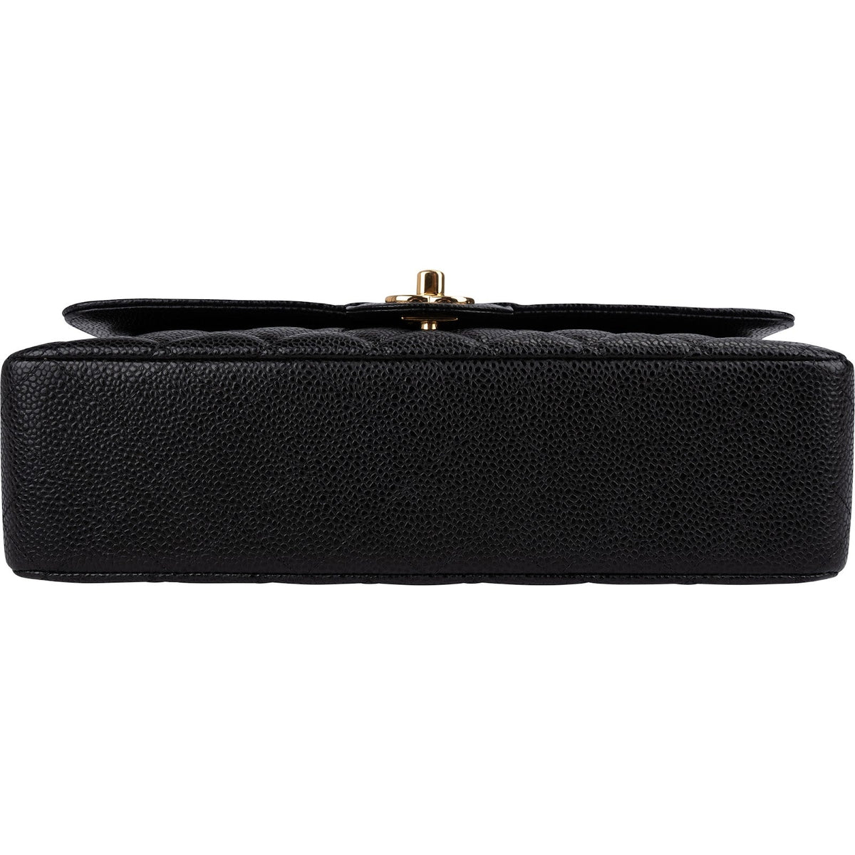 Chanel Quilted Caviar Leather Medium Double Flap Shoulder Bag